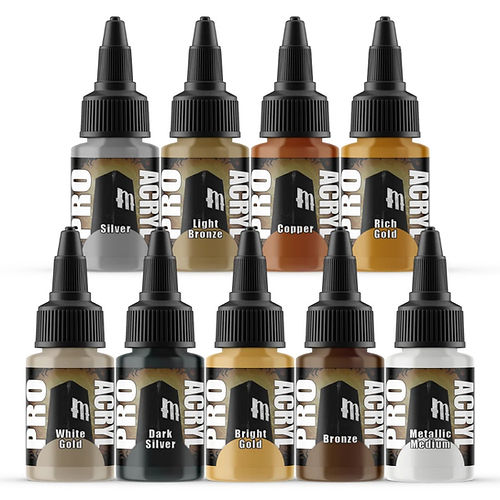 Pro Acryl - Metallic Set - 9 Colors