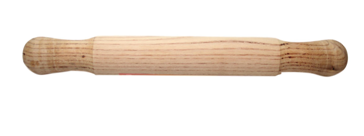 Premium 39 cm Wooden Dough Rolling Pin for Flawless Baking