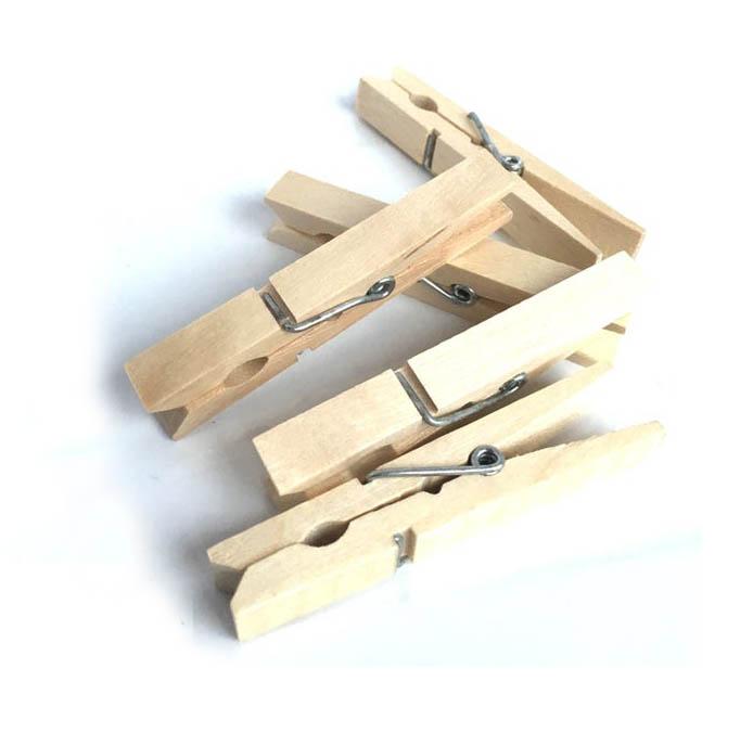 EcoFriendly Wooden Laundry Pegs Pack of 12