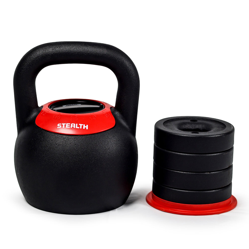 16kg Red Stealth 16 Adjustable Kettlebell
