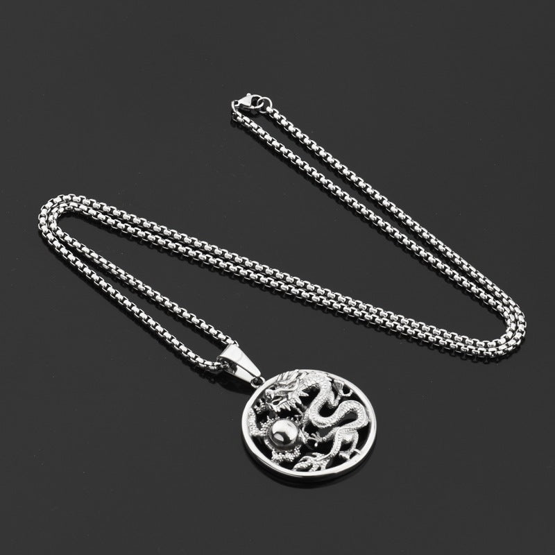 Hip Hop Dragon Necklace