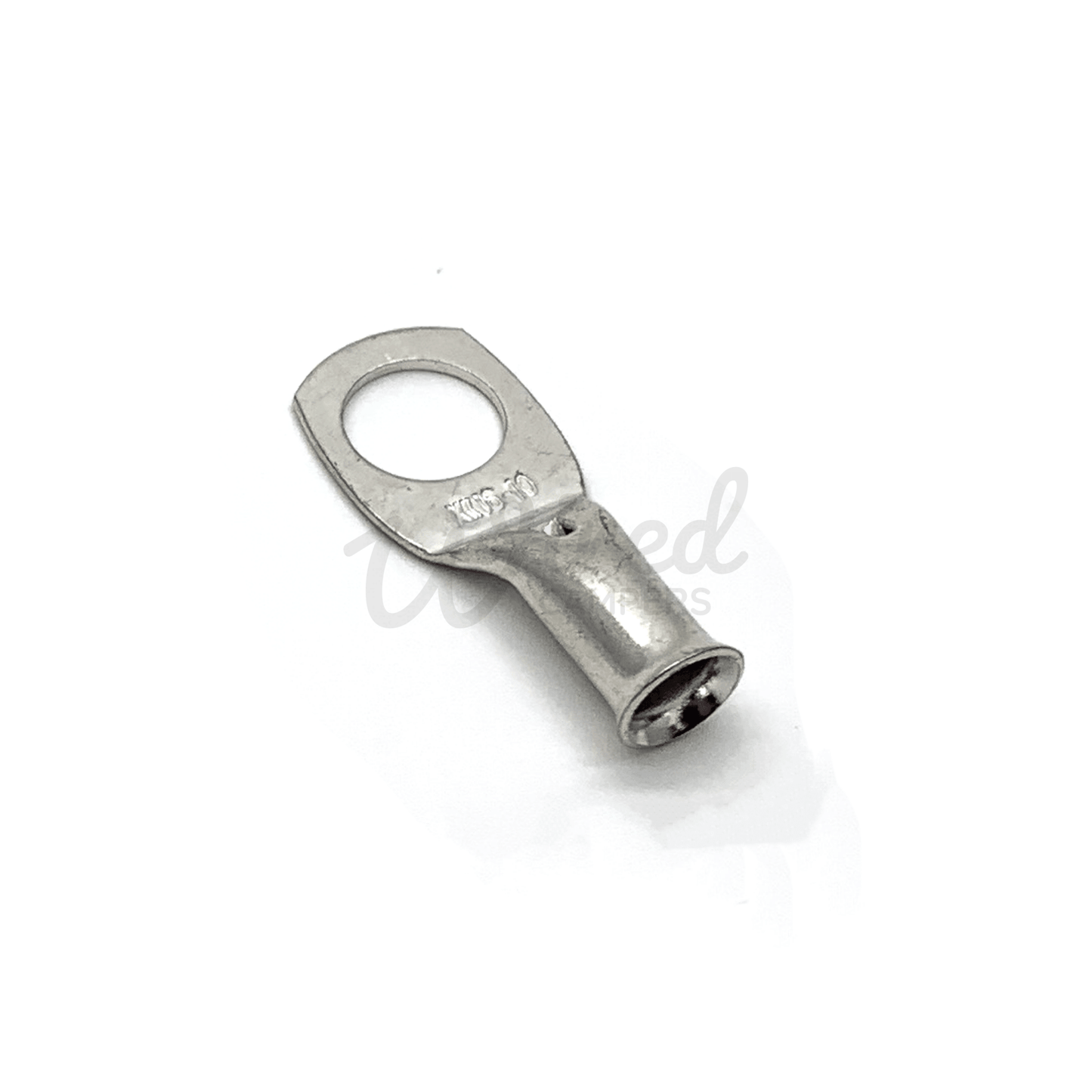 10 Pack - Copper Ring Lug Terminals 16mm² Cable Entry - 6mm/8mm/10mm/12mm Hole