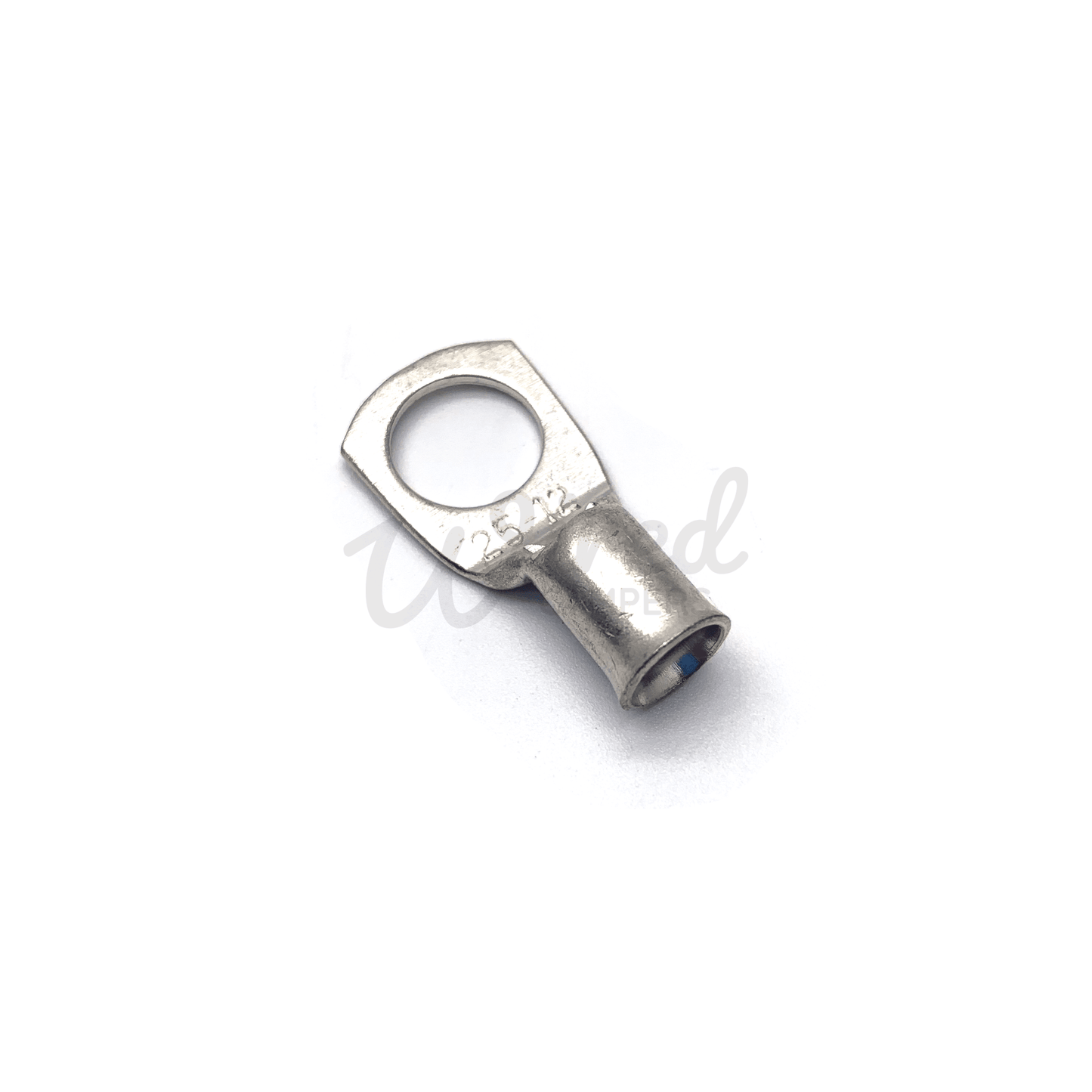 10 Pack - Copper Ring Lug Terminals 25mm² Cable Entry - 6mm/8mm/10mm/12mm Hole