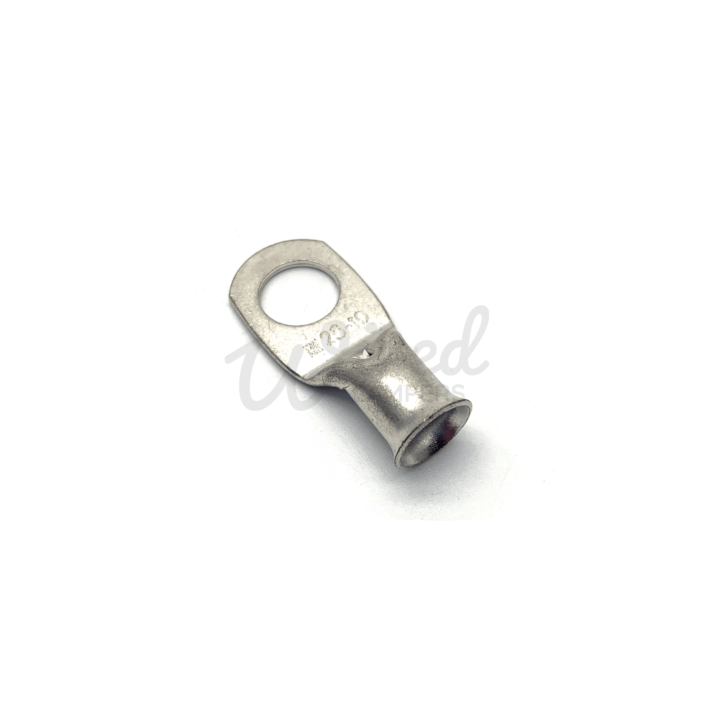 10 Pack - Copper Ring Lug Terminals 25mm² Cable Entry - 6mm/8mm/10mm/12mm Hole