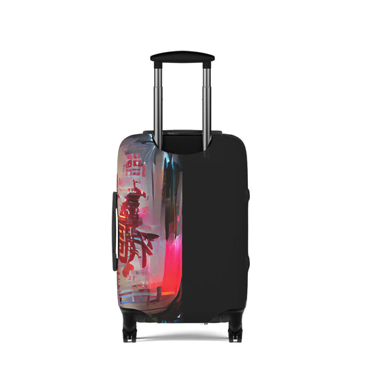 Half Black Half Báijiǔ – Protective Suitcase Cover