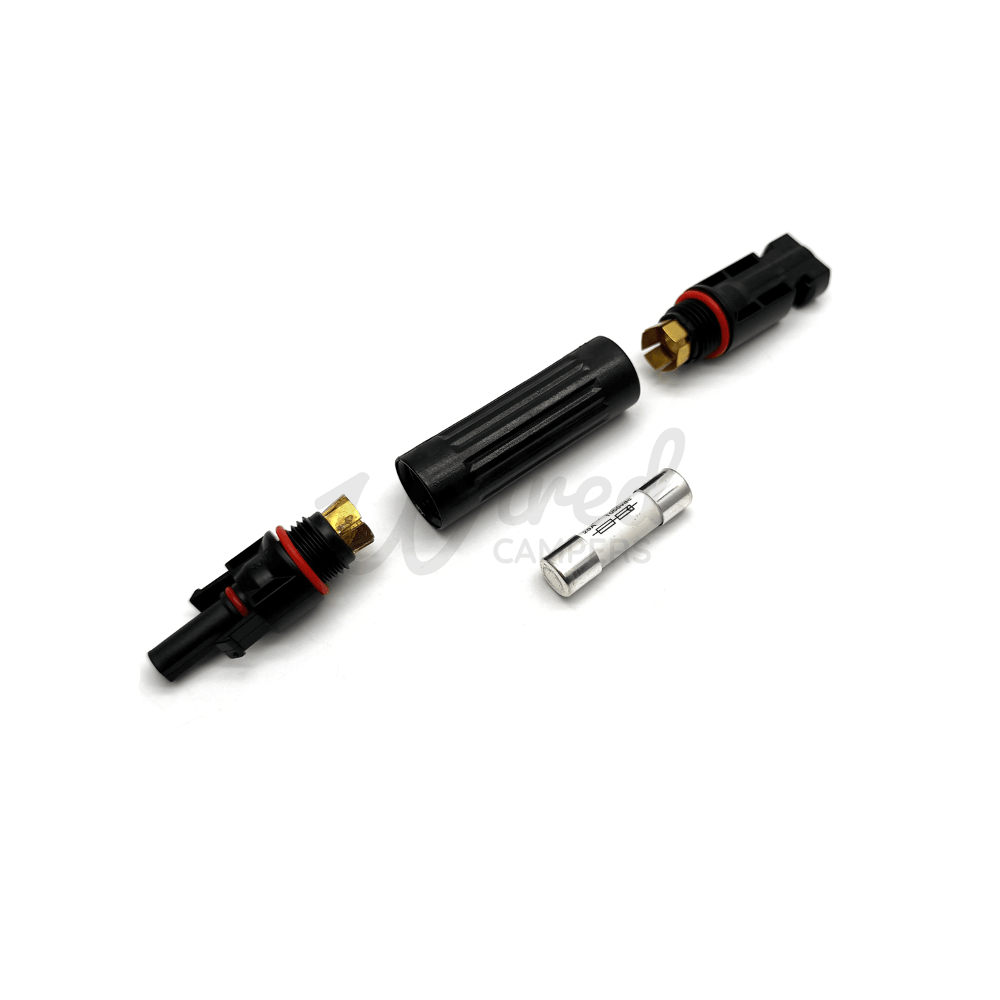 10A/15A/20A/30A Waterproof IP67 MC4 In Line Solar Panel Fuse Holder & Fuse