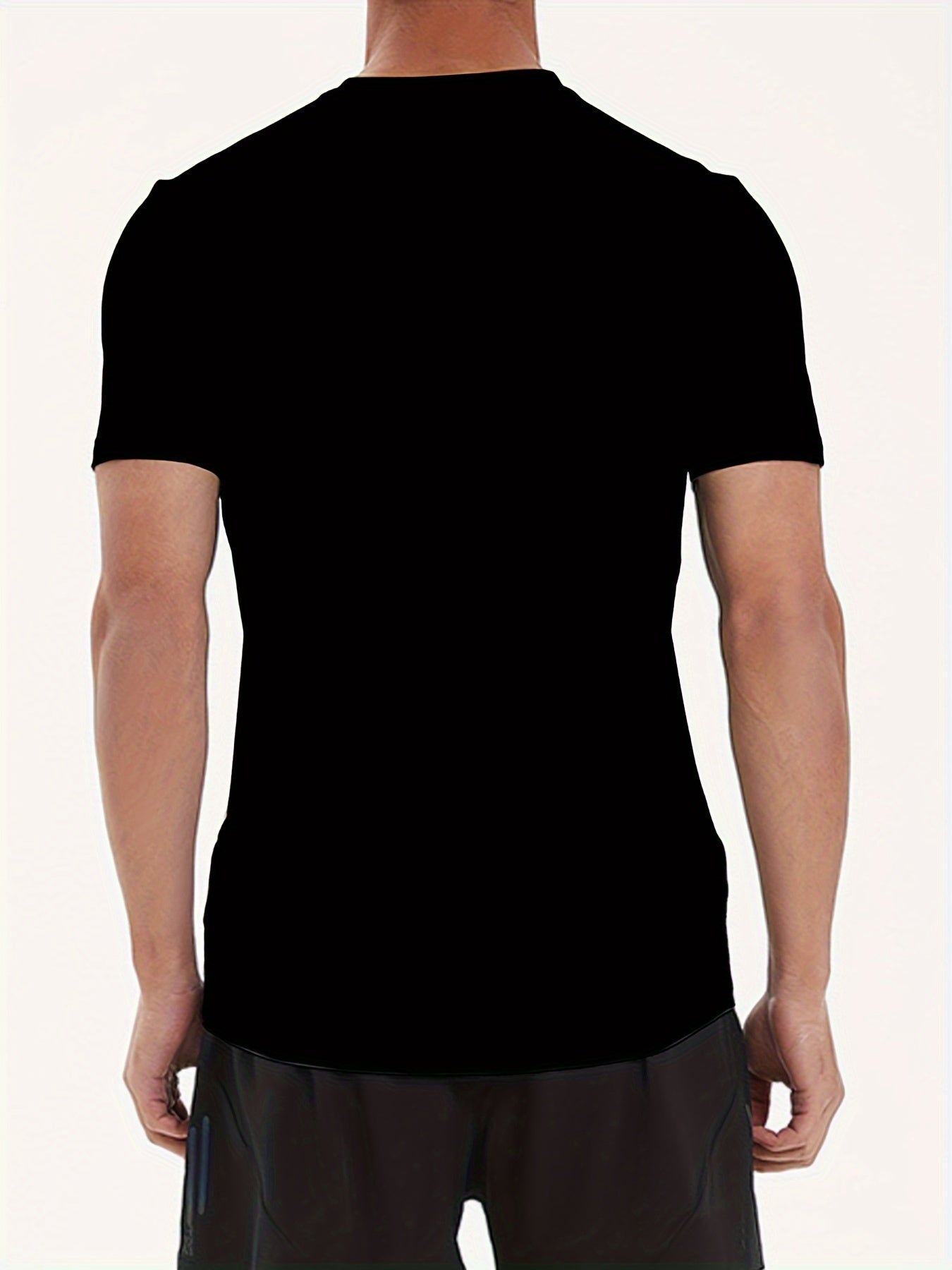 Moisture-Wicking Men's T-Shirt | Humorous "Loading" Letter Print - Casual and Comfortable | All-Season Crew Neck | Easy Care and Durable