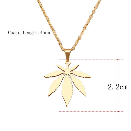 Leaf Pendant Necklace