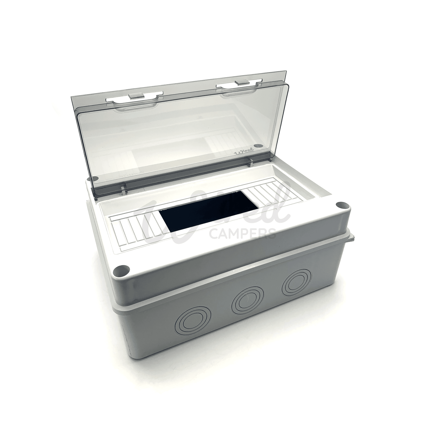 12 Way RCD/MCB Mains Camper Van Consumer Unit Plastic Enclosure - IP65