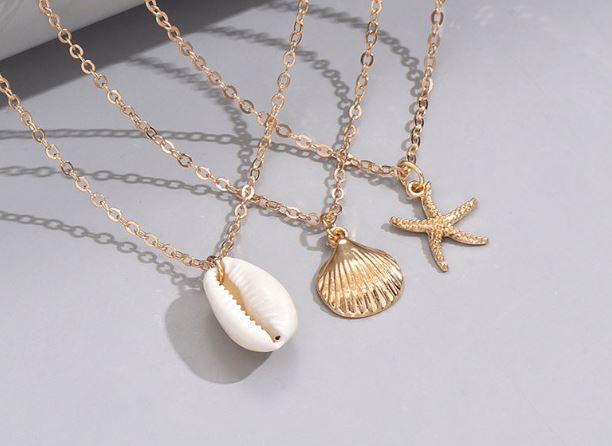Summer Ocean Style Necklace - 3Pcs