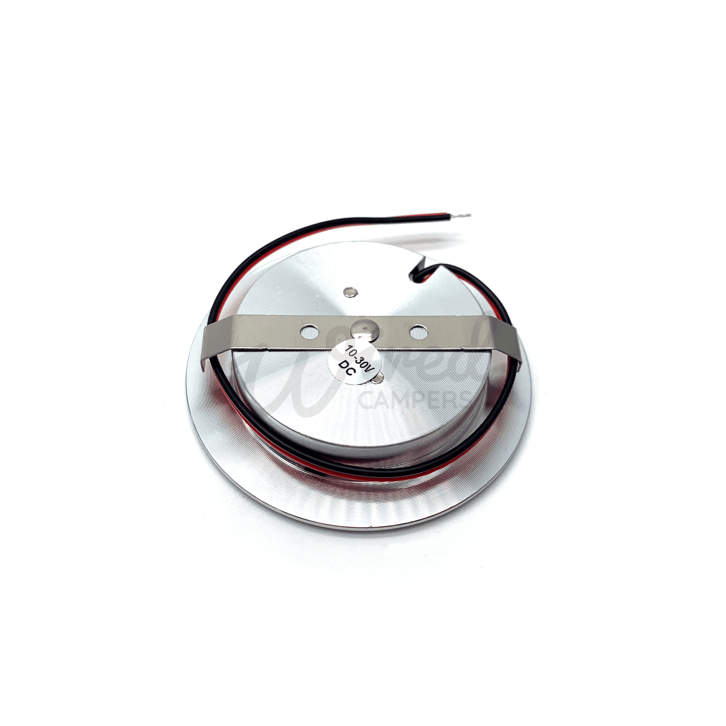 12V DC (10V-30V) Warm White LED SMD Ceiling Lights - Silver Surround
