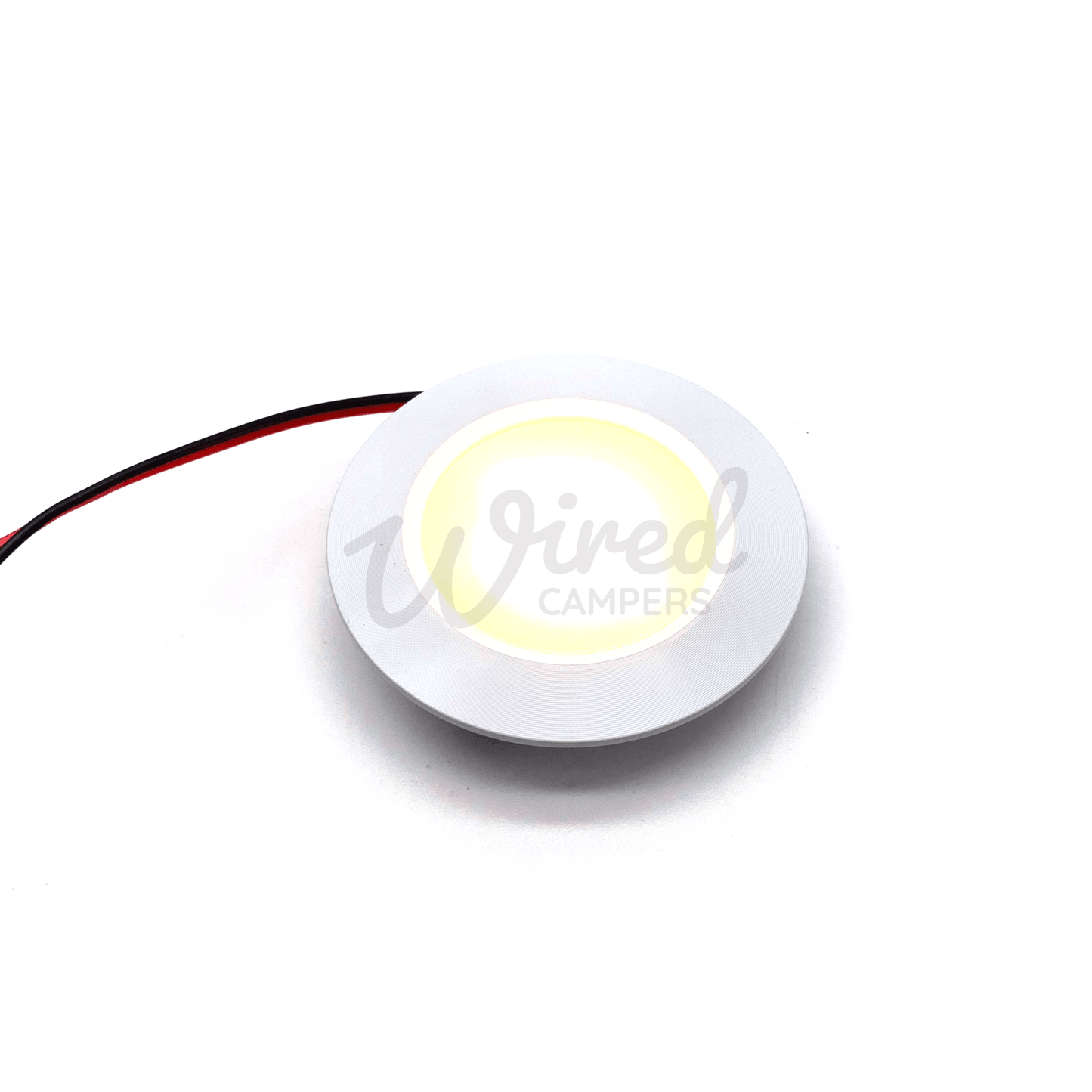 12V DC (10V-30V) Warm White LED SMD Ceiling Lights - White Surround