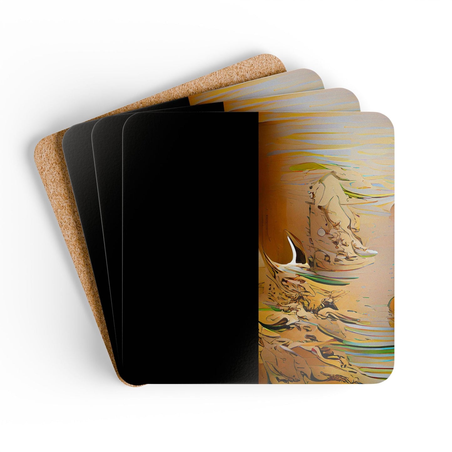 Half Black Half Gāolàng - Coaster Set
