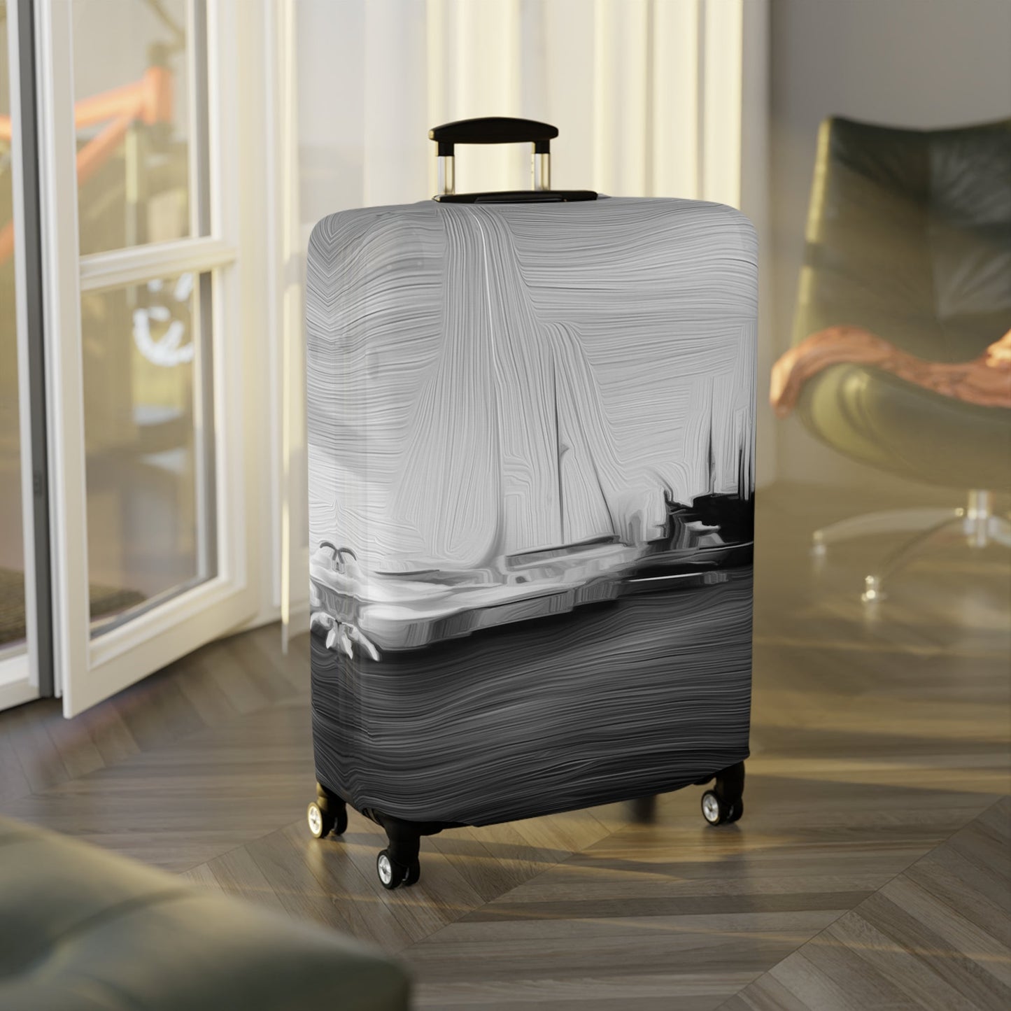 The Sleeping Yachts (at Night) – Protective Suitcase Cover
