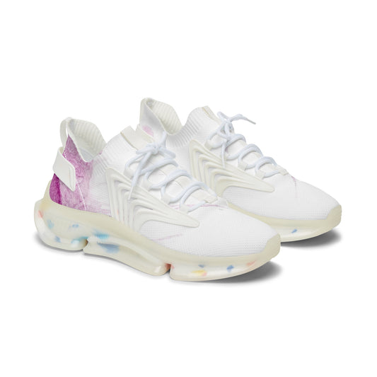 Watercolour Pink Splash - Womens Street Sneakers