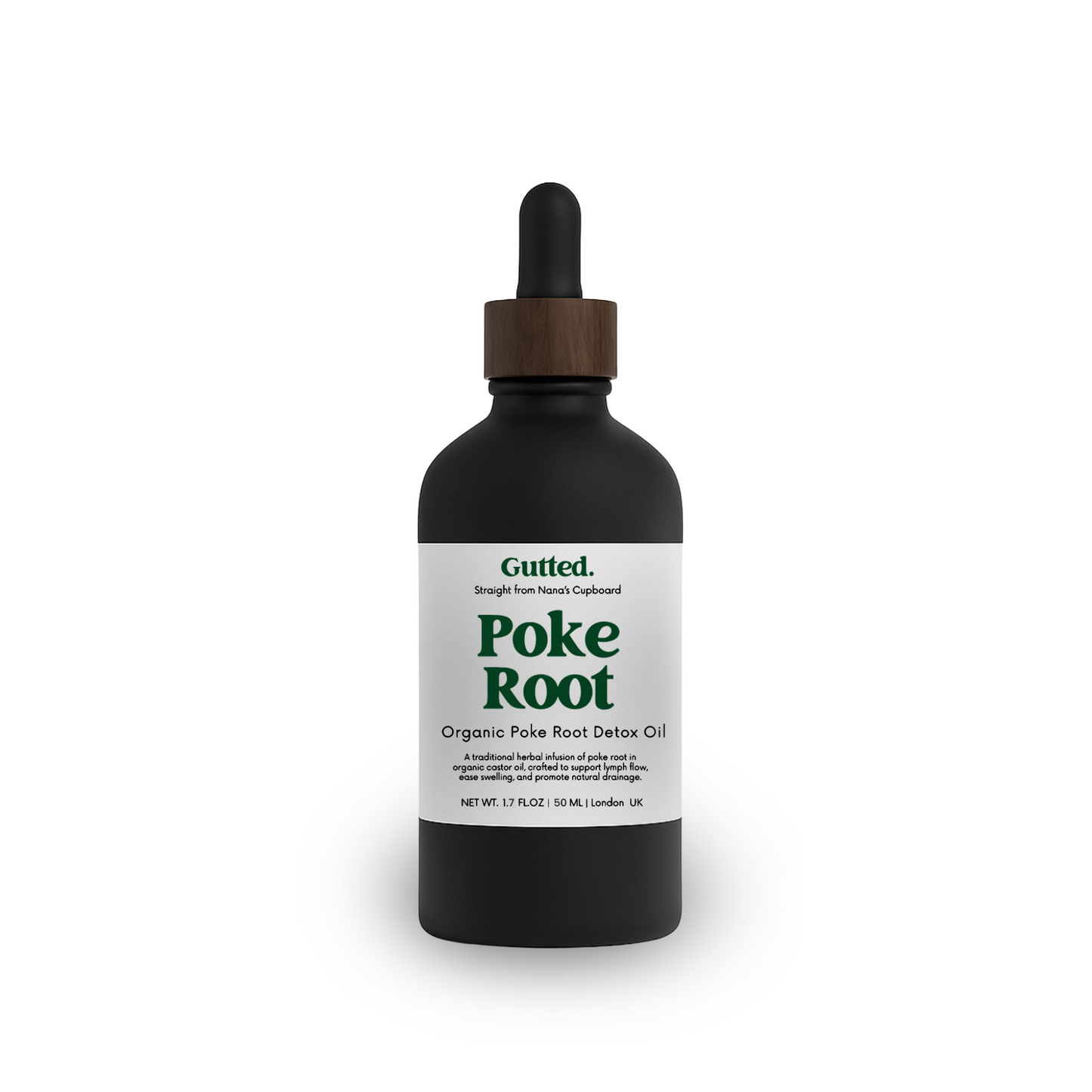 Organic Poke Root Oil – 20ml, 50ml & 100ml | Wild-Infused Oil for Lymphatic Detox Oil -