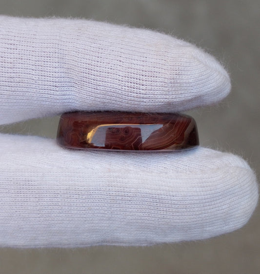 30ct Agate Cabochon - Sulaimani Aqeeq - 19 x 26mm