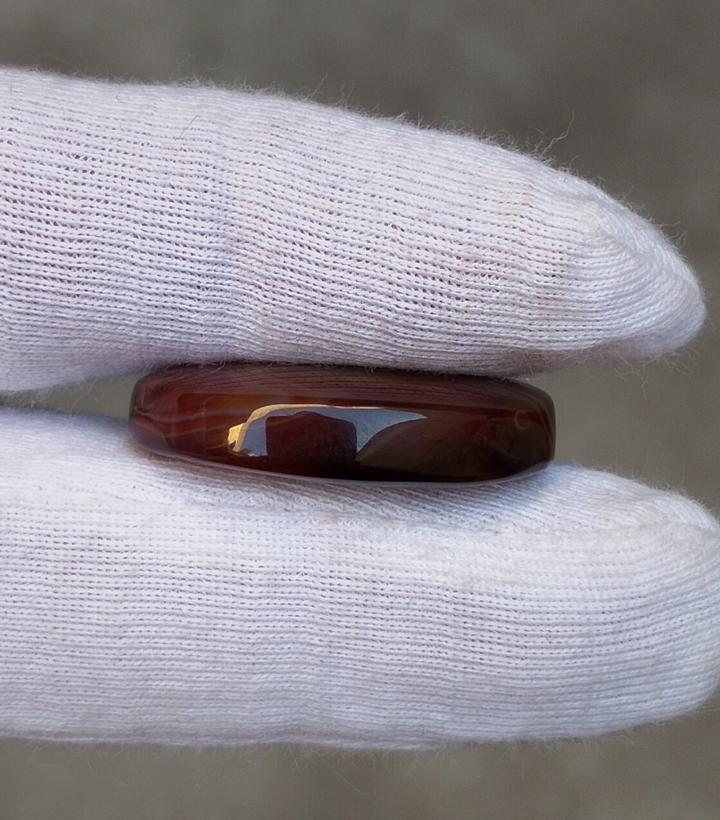 30ct Agate Cabochon - Sulaimani Aqeeq - 20 x 26mm