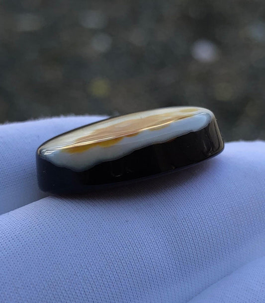 19ct Agate Cabochon - Sulaimani Aqeeq - 22 x 16mm