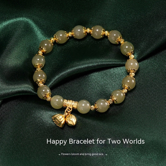 Retro Lotus Style Bracelet