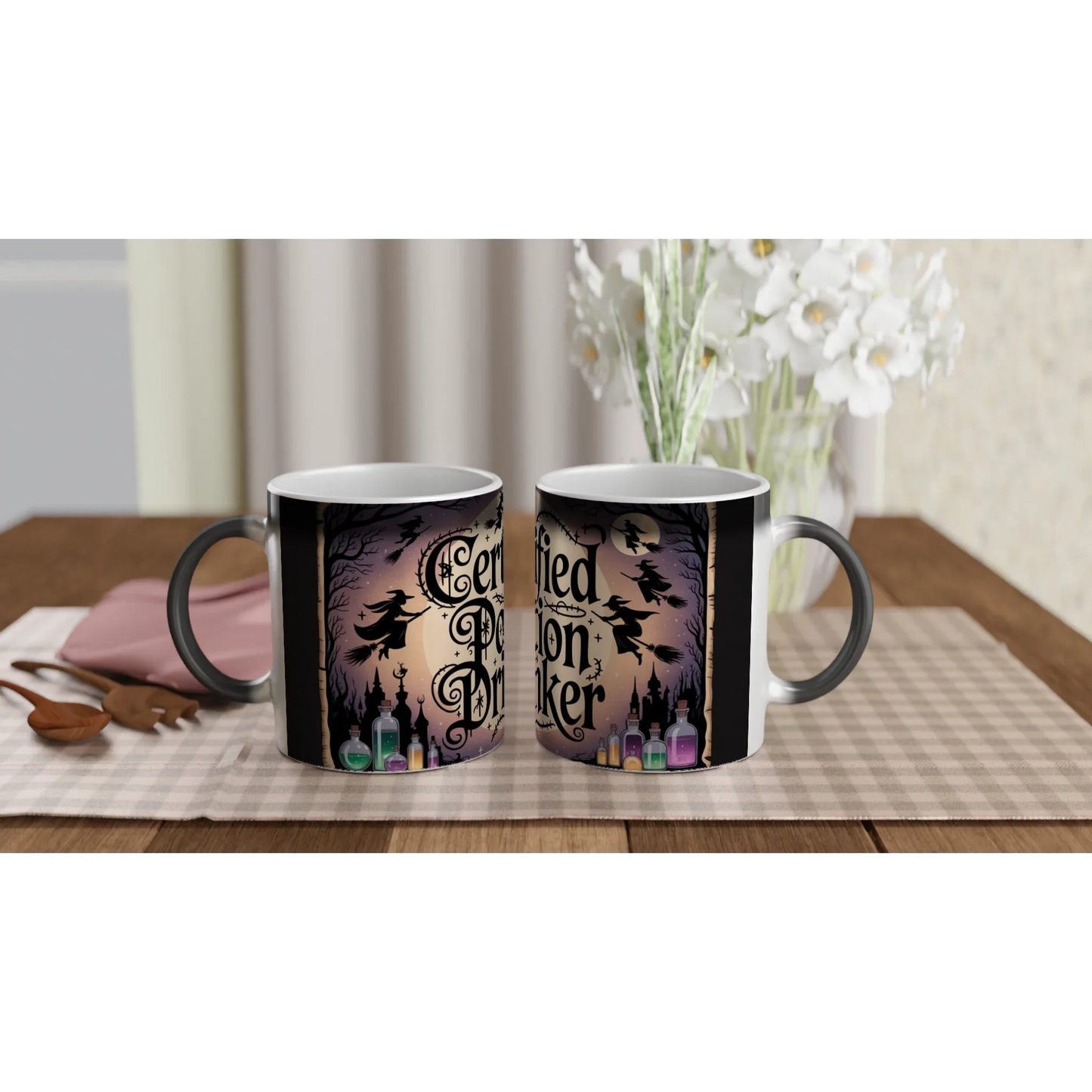 π§ββοΈ Certified Potion Drinker Heat-Reveal Mug β Magical Colour-Changing Wizard Mug πͺβ¨