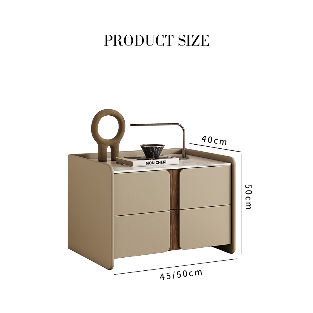 Noa Antique Bedside Table