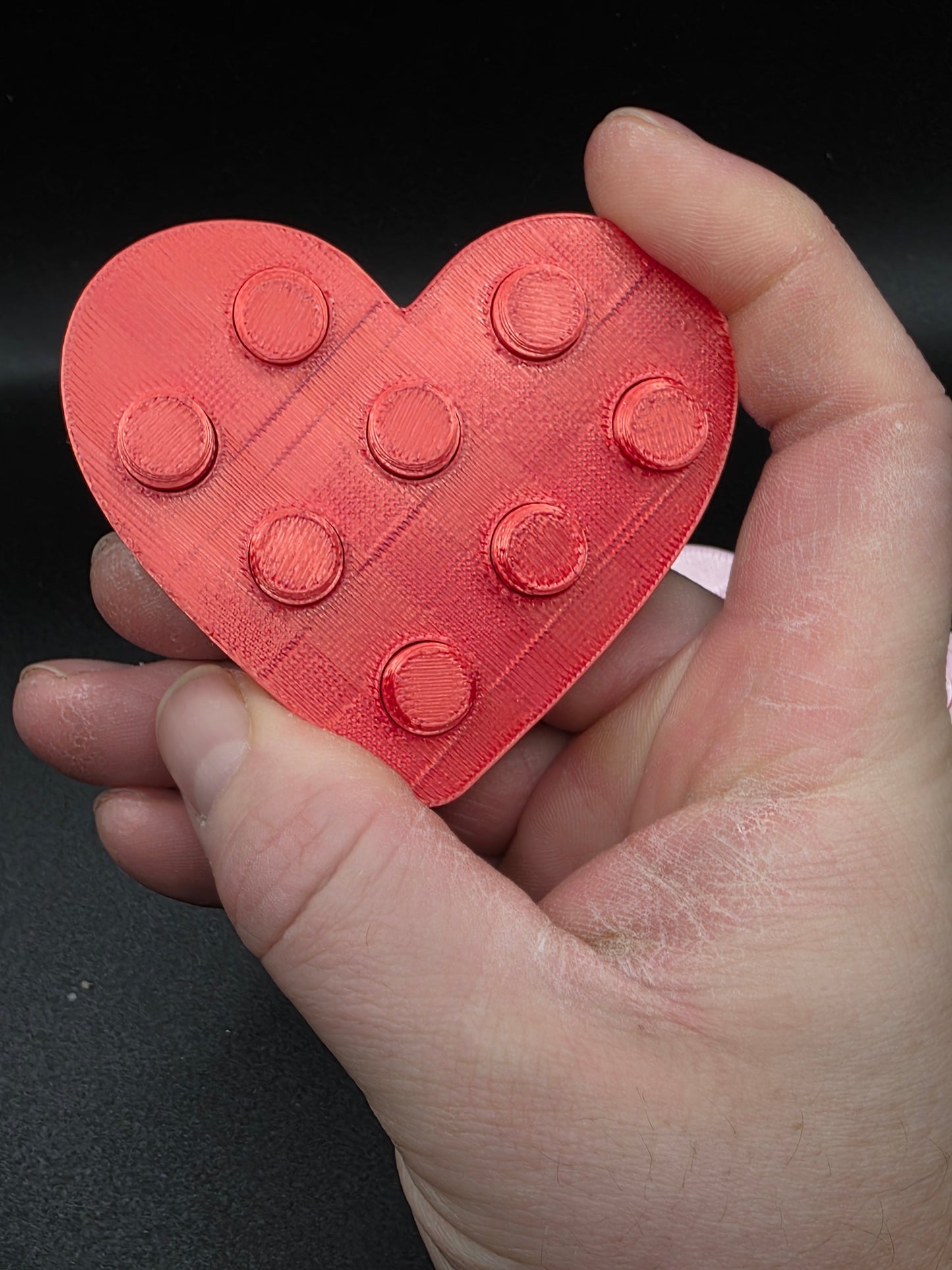 3dFidgets Valentines Everlasting heart popper