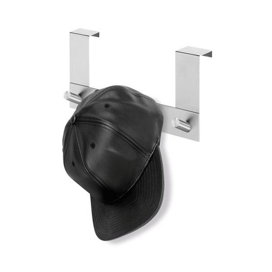 Zack Exit Premium Brushed Stainless Steel Door Hook Rack - Award-Winning German Design