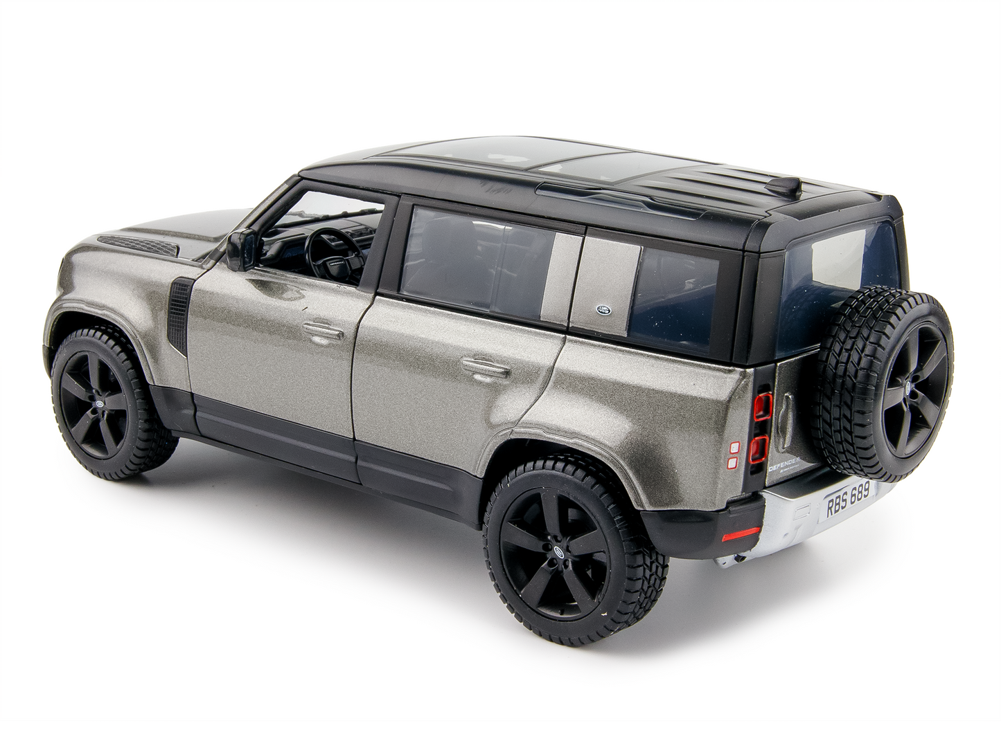 Land Rover Defender 110 grey - 1:24 Scale Model Car