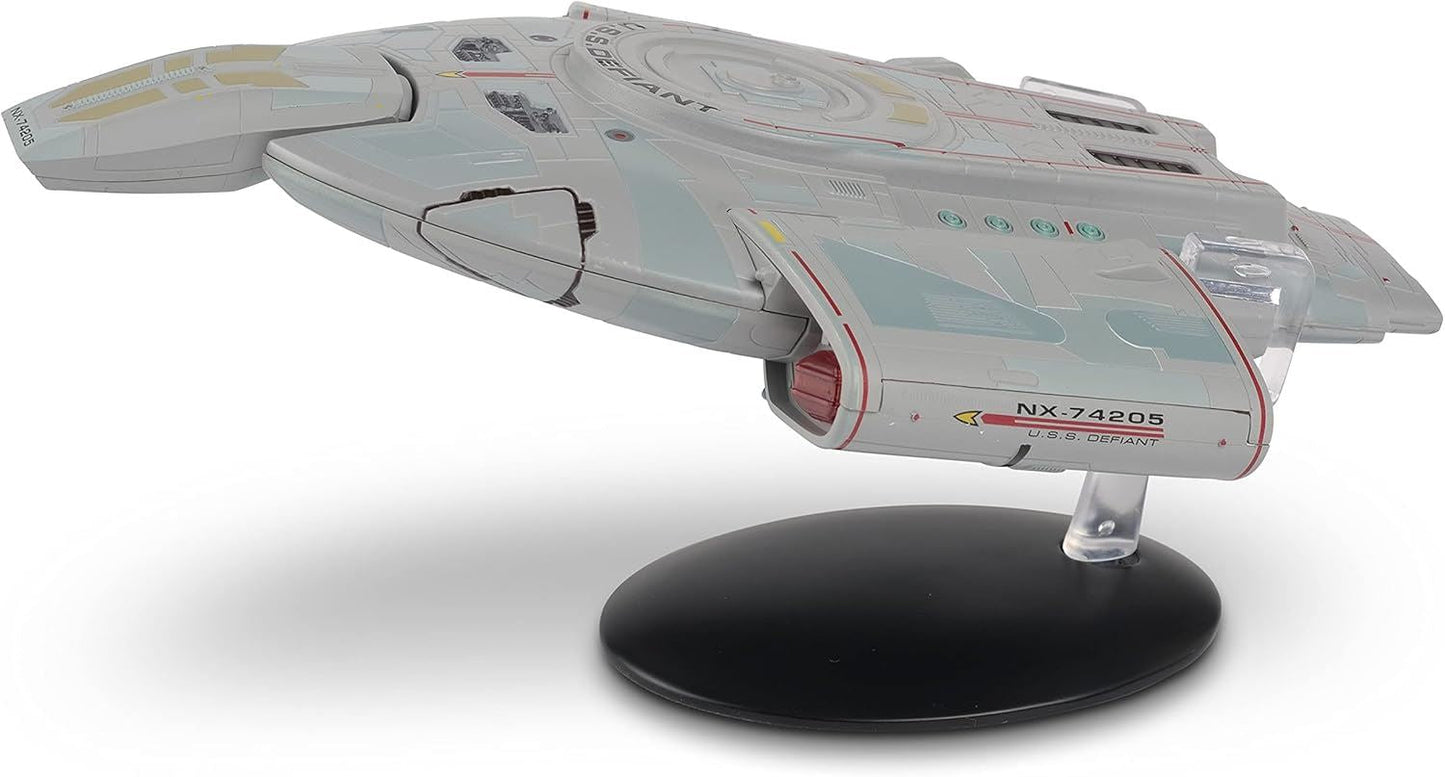 #07 U.S.S. Defiant NX-74205 XL EDITION Model Die Cast Ship (Eaglemoss / Star Trek)