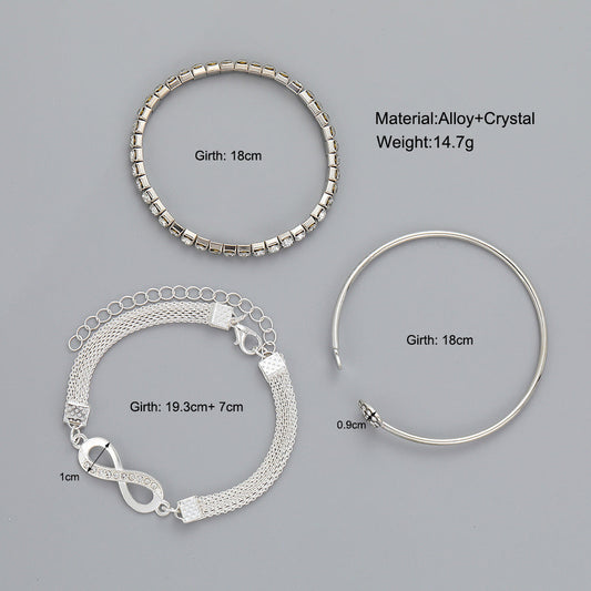 Heart Bracelet 3 Piece Set
