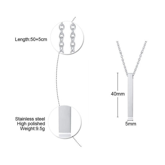 Men’s Layer Pillar Chain Necklace