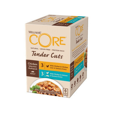 Wellness CORE Cat Wet Adult Tender Cuts Tuna Selection Multipack 6 x 85 g