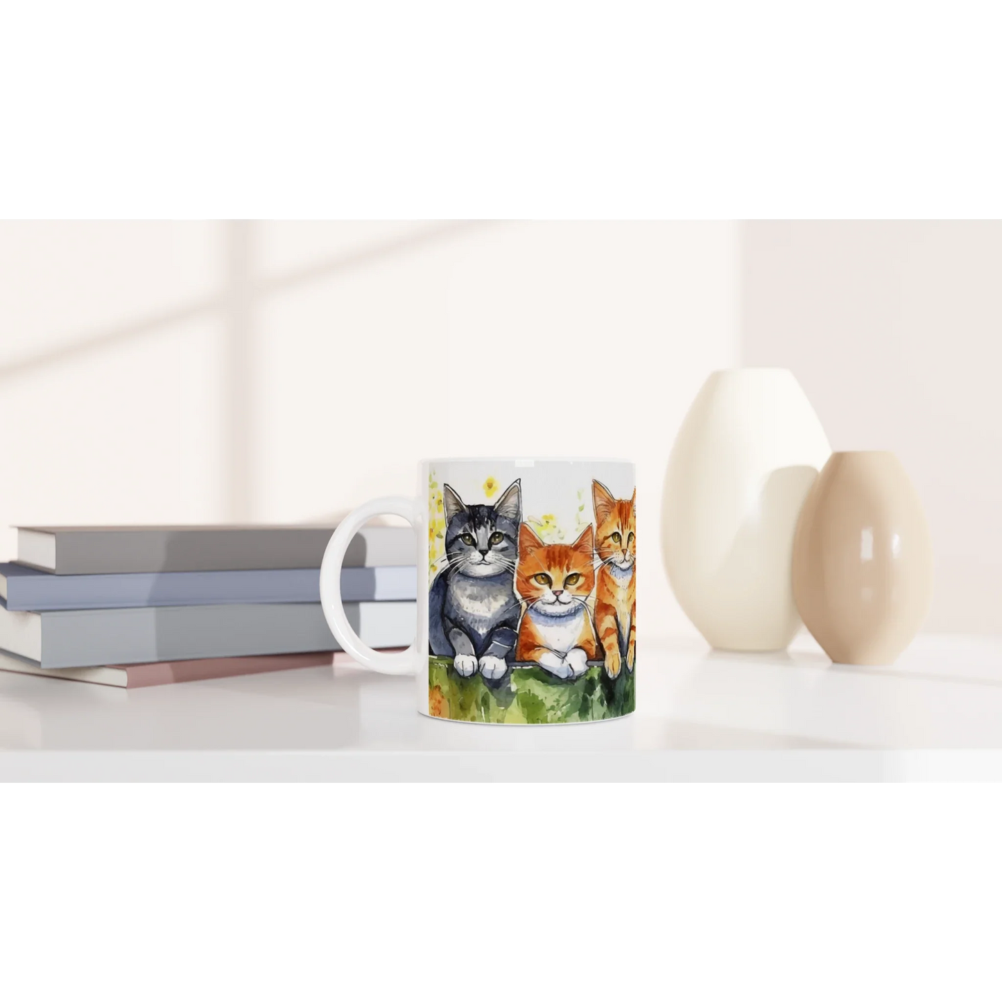 ๐พ Coffee with Cats โ Ceramic Mug for Cat Lovers โ๐ฑ