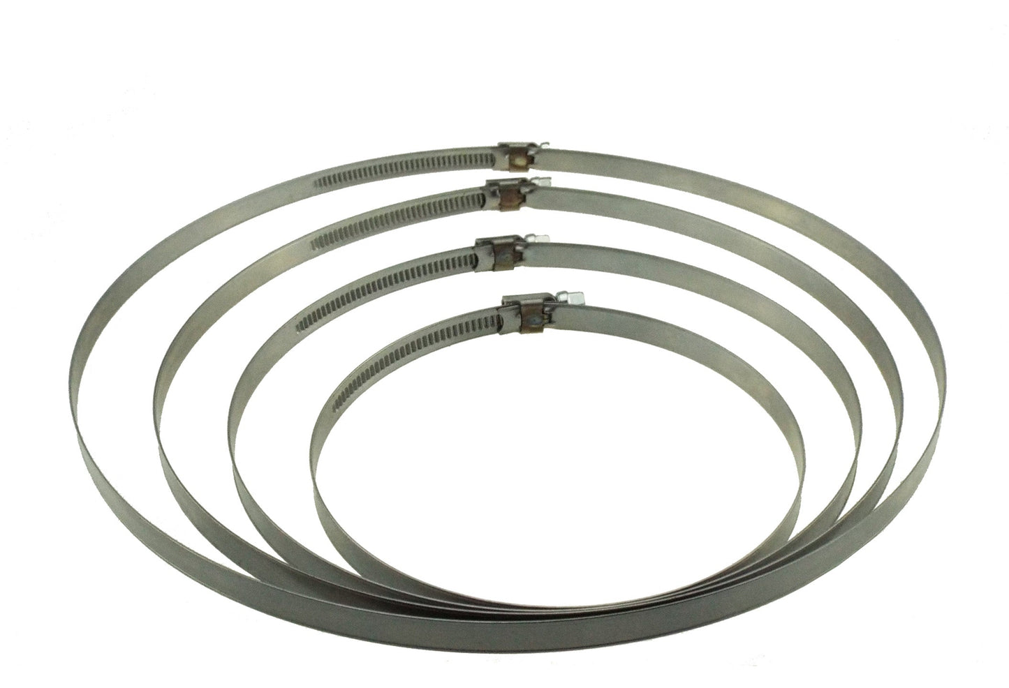 A2 Hose Clip 50mm-70mm - Adjustable 304 Stainless Steel Duct Clamps Hose Pipe Clamps Air Ducting Clamp Worm Drive Hose Clamps