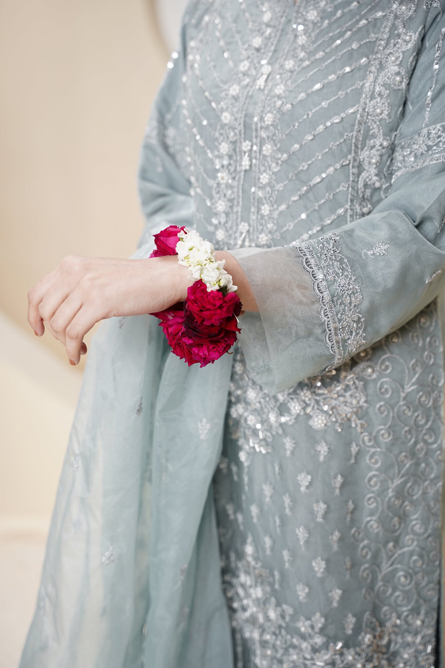 Tehwar - Luxury Organza Outfit - Festive Collection - Ready to Wear - Eid25 - TEHV7D4