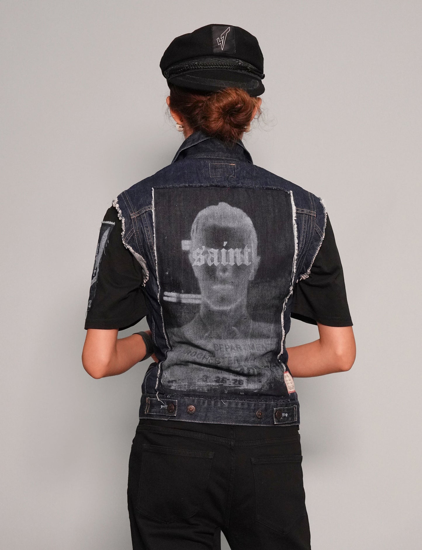 Vintage Levi's Patched Denim Gilet