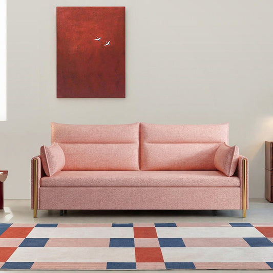 SB122 Two Seater Sofa Bed, Linen