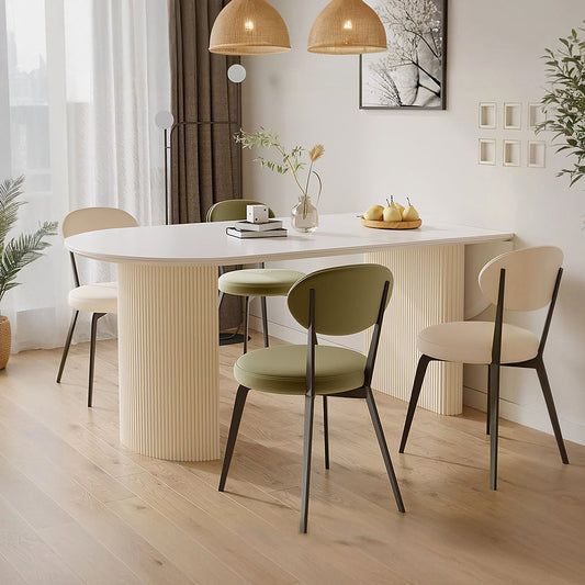 Pacheco Oval Foldable Dining Table, Oval