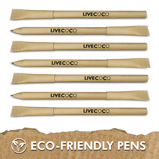 Paper Ballpoint Pens - 24 Pack