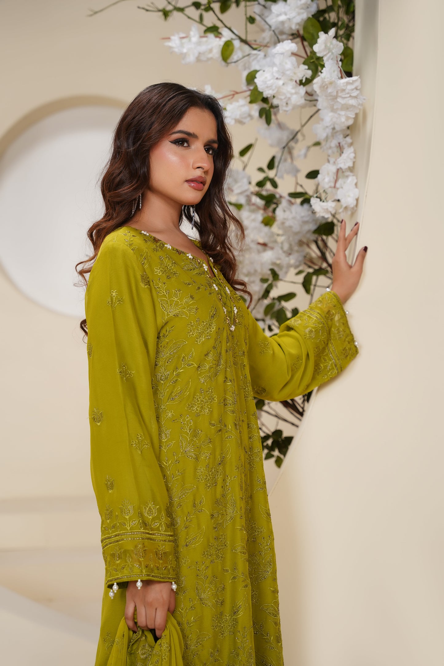 Husan e Jahan - Luxury Chiffon Outfit with Chiffon Dupatta - Ready to Wear - Eid25 - HEJ-V3-D6