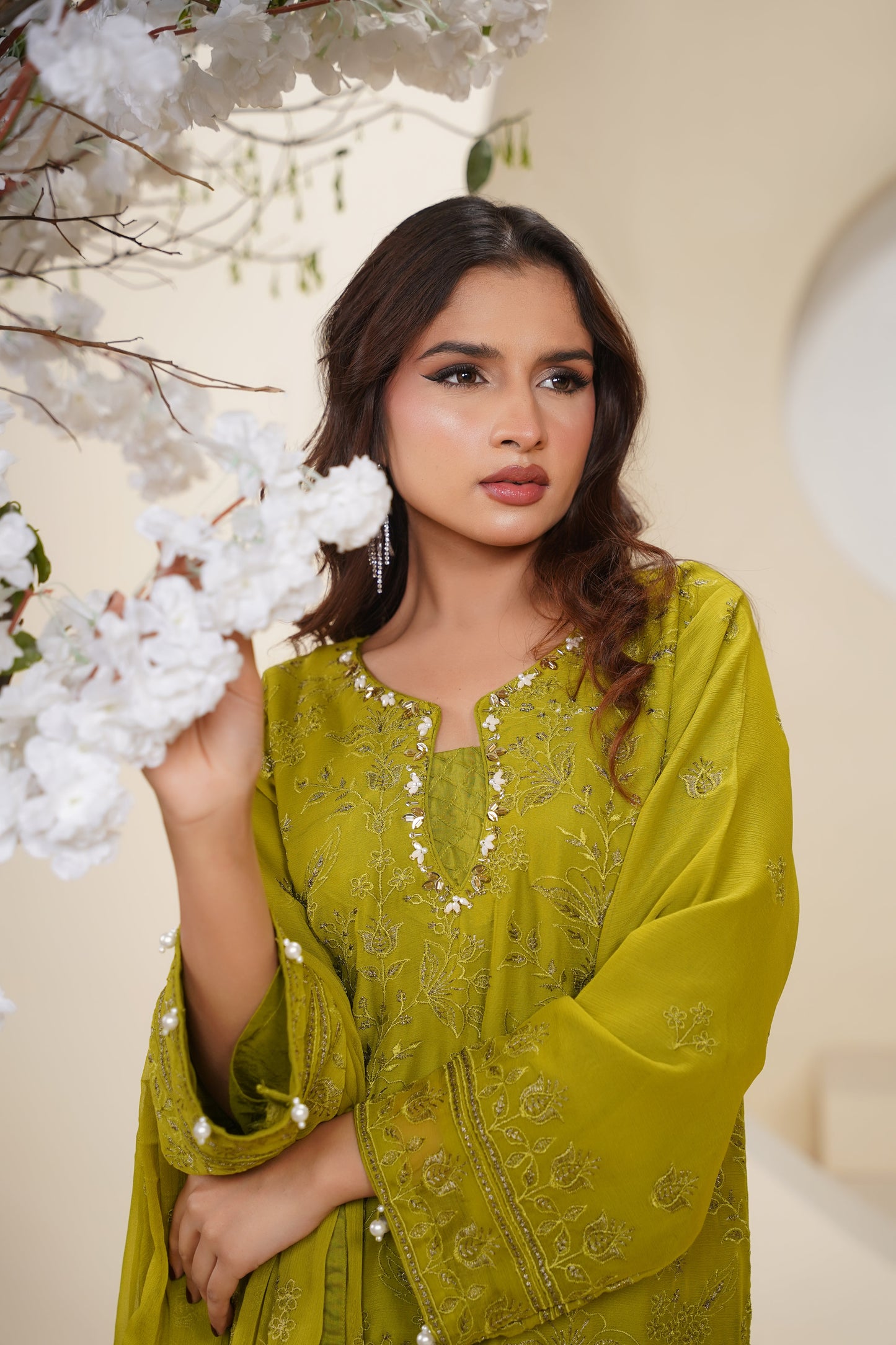 Husan e Jahan - Luxury Chiffon Outfit with Chiffon Dupatta - Ready to Wear - Eid25 - HEJ-V3-D6