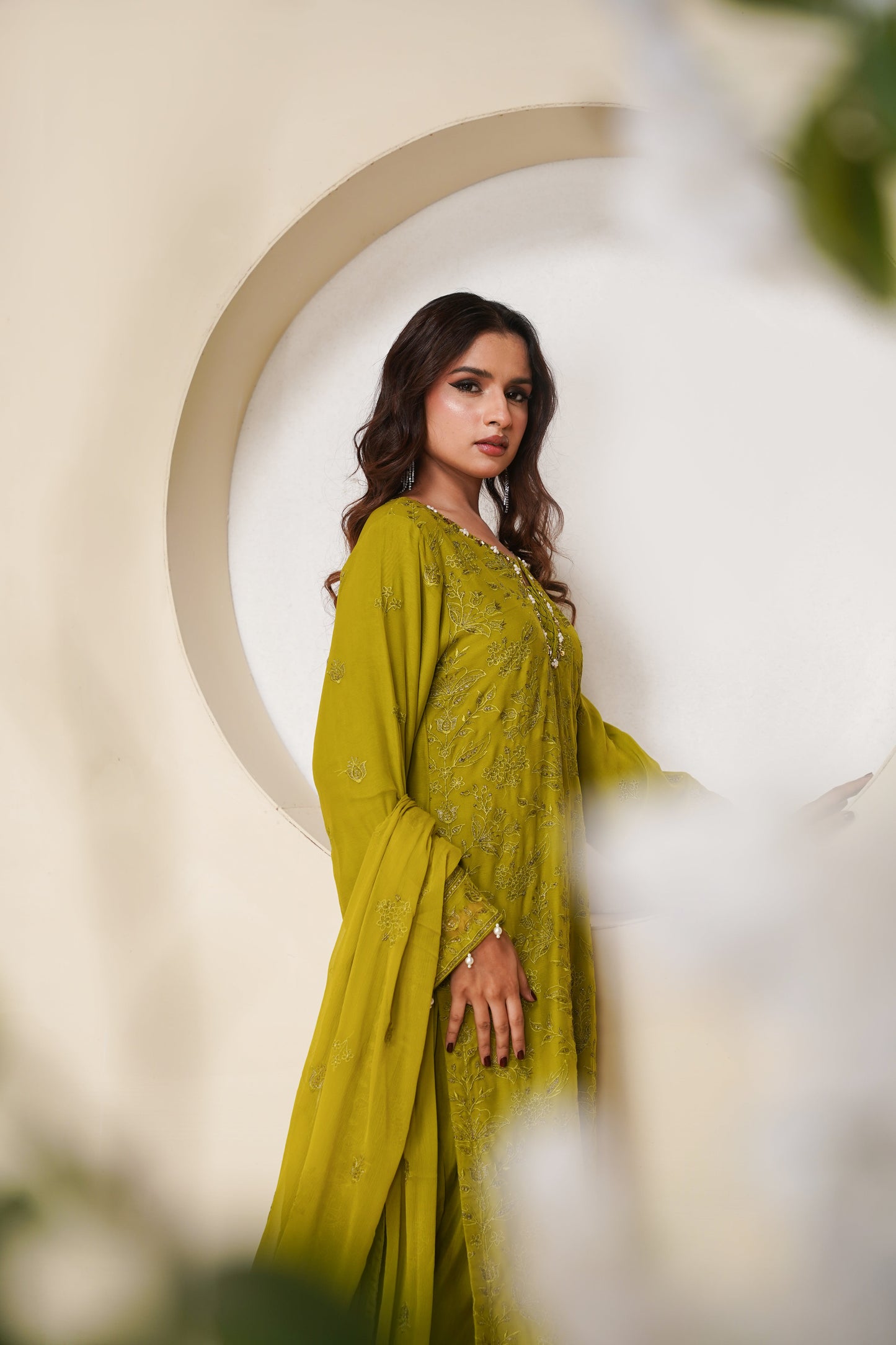 Husan e Jahan - Luxury Chiffon Outfit with Chiffon Dupatta - Ready to Wear - Eid25 - HEJ-V3-D6