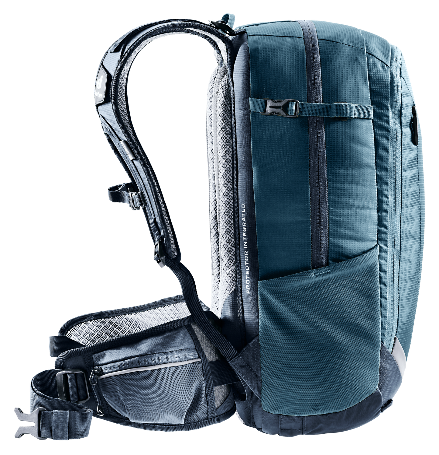 Deuter Flyt 14 Litre Back Protector Bike Backpack - Atlantic Ink