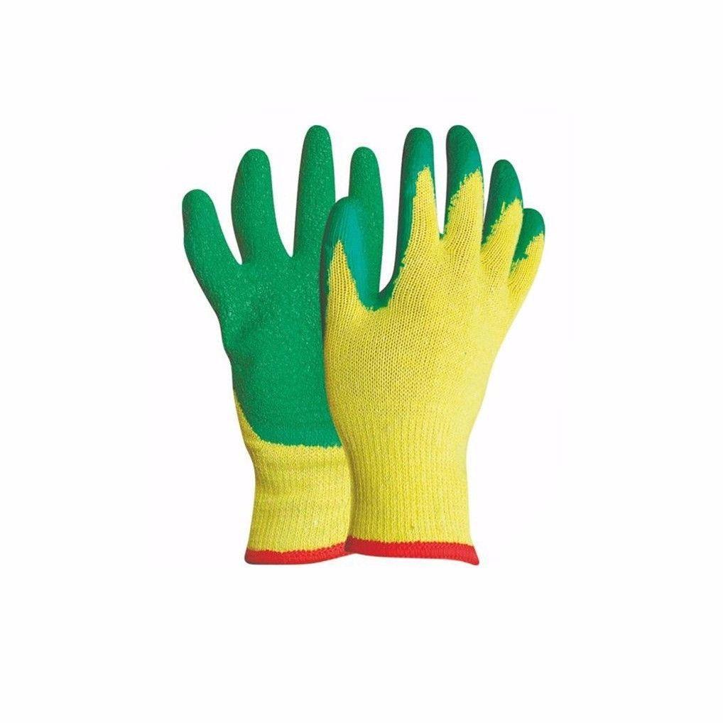 HighQuality Yellow and Green Safety Work Gloves for Ultimate Protection