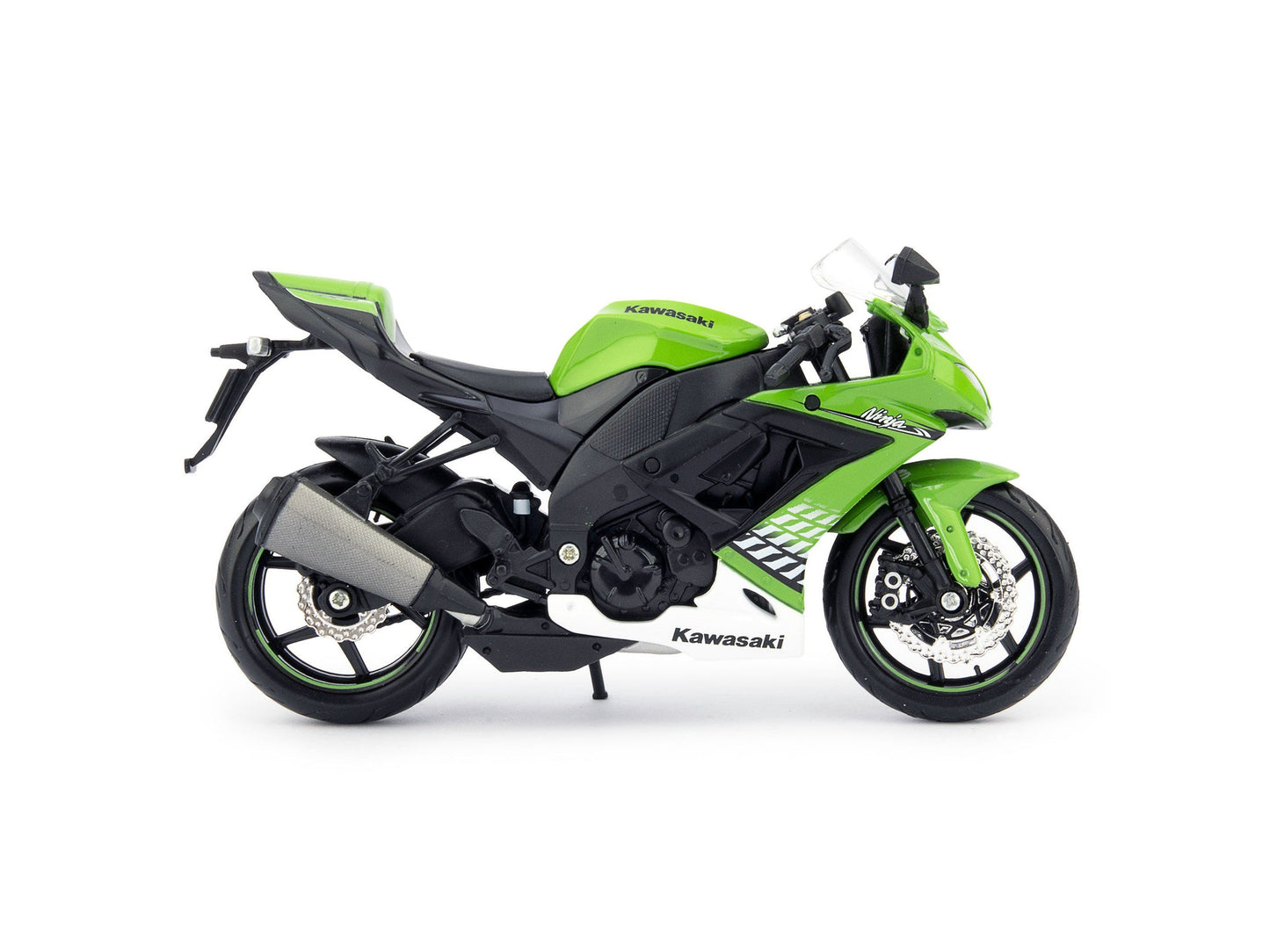 Kawasaki Ninja ZX-10R 2010 green - 1:12 Scale Motorbike Model