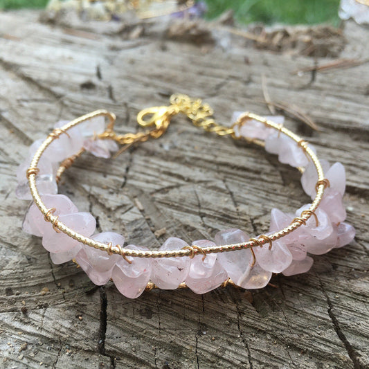 Natural Crystal Beads Bracelet