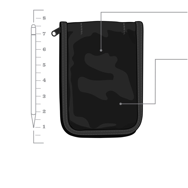 Rite in The Rain Top Bound Notebook Cover - Black