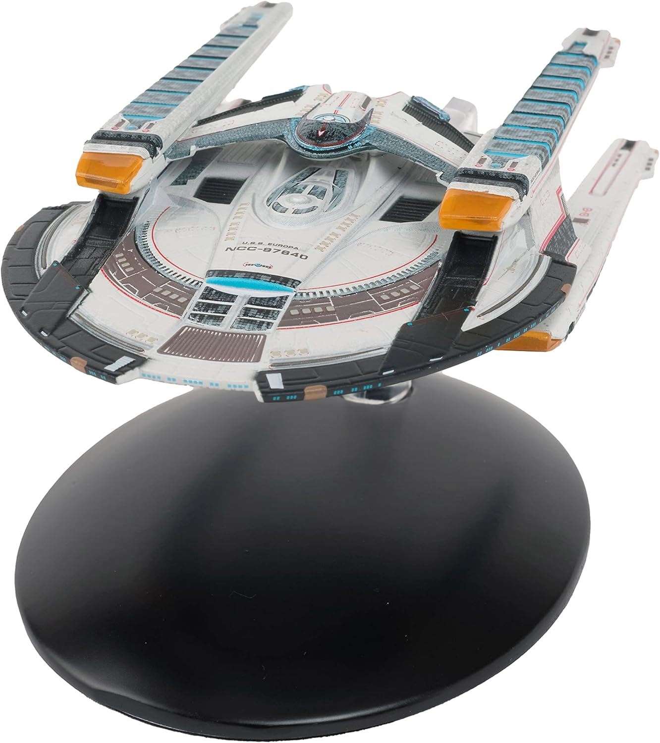 #09 U.S.S. Europa NCC-97640 Europa-Class Battle Cruiser Diecast Model Ship STO (Star Trek / Eaglemoss)