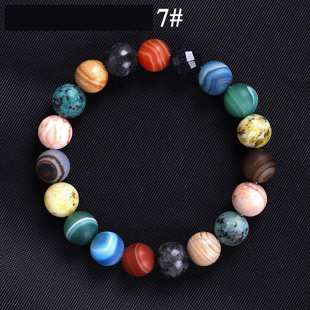 Solar System Eight Stone Planet Bracelet